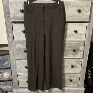 Brown wide leg trousers